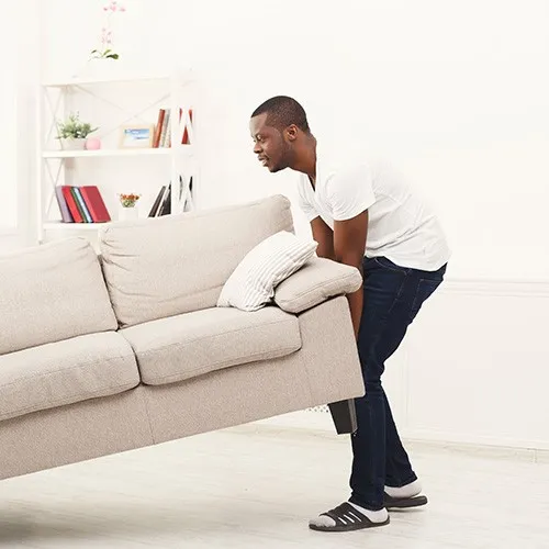 Moving sofa | Yates Flooring